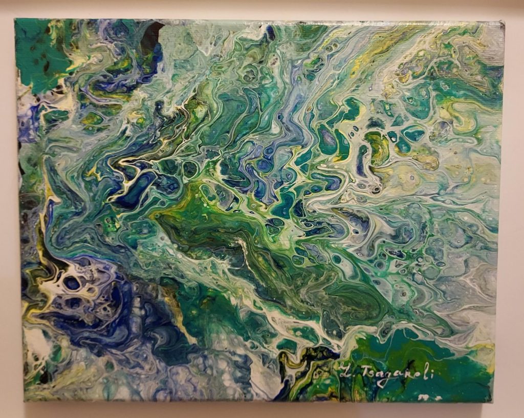 Sea Colors - Fluid Art Painting