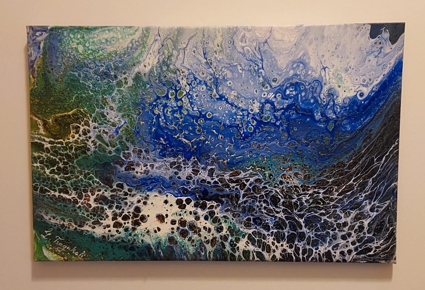 Sea Wave Flued Art