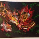 Sea Fluorescence - Fluid Art Painting